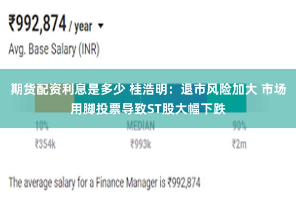期货配资利息是多少 桂浩明：退市风险加大 市场用脚投票导致ST股大幅下跌