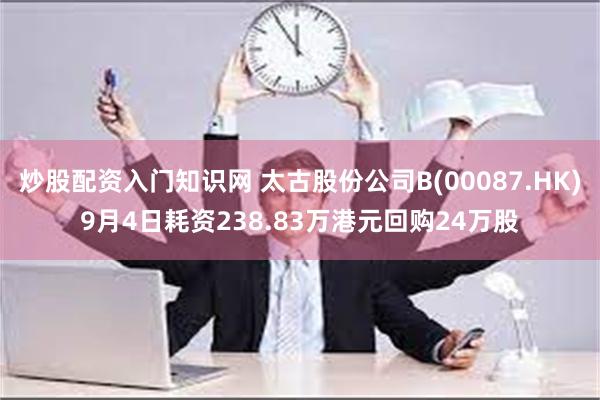 炒股配资入门知识网 太古股份公司B(00087.HK)9月4日耗资238.83万港元回购24万股