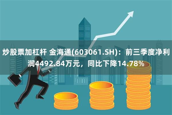 炒股票加杠杆 金海通(603061.SH)：前三季度净利润4492.84万元，同比下降14.78%