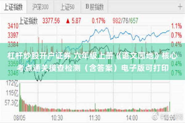 杠杆炒股开户证券 六年级上册《语文园地》核心考点通关摸查检测（含答案）电子版可打印