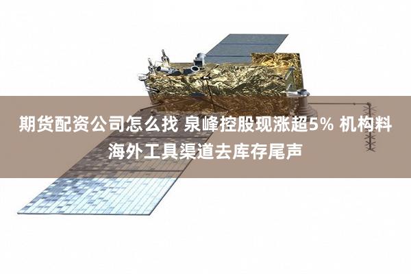 期货配资公司怎么找 泉峰控股现涨超5% 机构料海外工具渠道去库存尾声