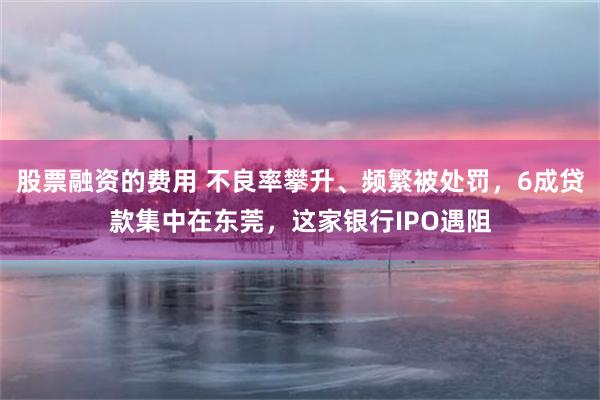 股票融资的费用 不良率攀升、频繁被处罚，6成贷款集中在东莞，这家银行IPO遇阻