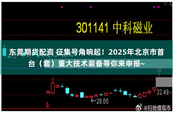 东莞期货配资 征集号角响起！2025年北京市首台（套）重大技术装备等你来申报~